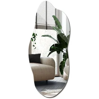 wallfluent Spiegel 45 x 100 cm Transparent