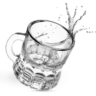 24er-Set Schnapsglas mit Henkel, klare Shotgläser 2-3cl, universell einsetzbare Likörgläser, Aperitif-Gläser, Eierlikör-Gläser–ideal für Partys-Silber