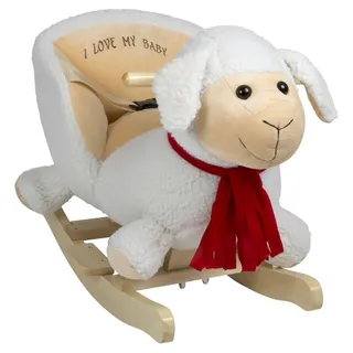 BabyGo Schaukeltier Schaukelpferd Schaukeltier BabyGo mit Sound weiß