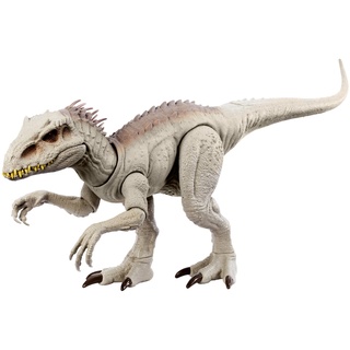 JURASSIC WORLD Indominus Rex - Interaktives Dinosaurier-Spielzeug mit Tarnfunktion und Kampfmodus, für Kinder ab 4 Jahren, HNT64