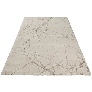 WECON HOME Linus Hochflorteppich 80 x 150 cm Beige