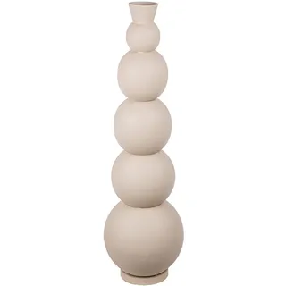 Casablanca modernes Design Blumenvase 76 cm Beige/Grau
