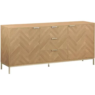 Alice's Home - Sideboard - Budapest - 2 Türen, 3 Schubladen, 2 Regalböden- L 160 x B 40 x H 75 cm