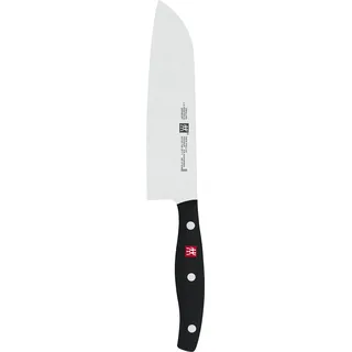 Zwilling 30747141 Twin Pollux Santokumesser, Rostfreier Spezialstahl, Sonderschmelze, genietet, Vollerl, Kunststoff-Schalen, 145 mm, schwarz