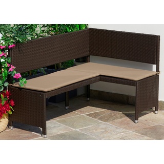 MERXX Eckbank »Rattan« braun