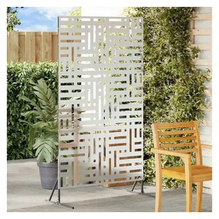 vidaXL Sichtschutz 180 cm grau Stahl