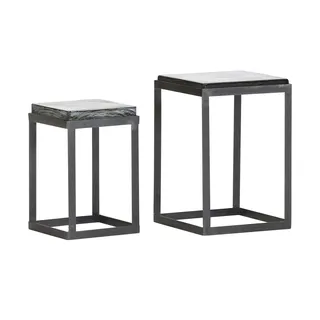 Möbel Kraft Beistelltisch 2er Set ¦ silber