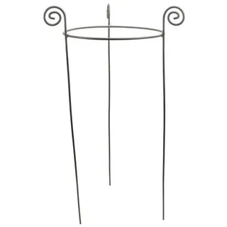 Hirsch Terracotta Rankgitter Staudenhalter BODO rund Ø 40 cm H 95 cm Vollmetall, Ø 40 - Höhe 95 cm beige