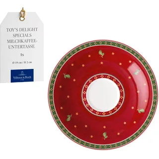 Villeroy & Boch Milchkaffee-Untertasse 19 cm Rot