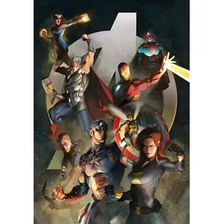 CLEMENTONI 39721 - 1000 Teile Puzzle Disney 100 - Marvel