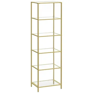 VASAGLE Standregal 40 x 0 x 177,3 cm Gold