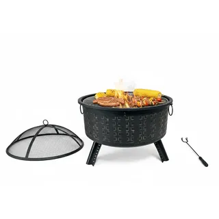 Feuerschale Feuertonne Feuerkorb Feuerstelle Brennschale Grillrost Funkenschutz