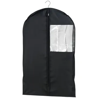 Wenko Kleidersack Deep Black 60 x 100 cm - Kleiderhülle, Polyethylen-Vinylacetat, 60 x 100 cm, Schwarz