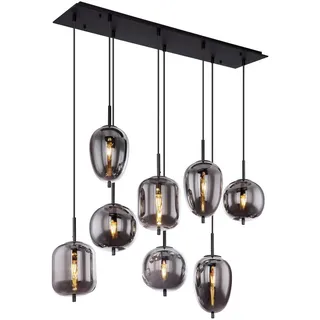 Dieter Knoll Hängeleuchte, Schwarz, Metall, Glas, 34x120x94 cm, Lampen & Leuchten, Innenbeleuchtung, Leuchten nach Räumen, Esstischlampen