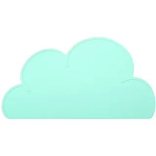 Addfun®Kids Silikon Wolke Platzdeckchen Non Slip Tischset Schutz Speise Dekoration tragbar Baby Tischsets,Hellgrün