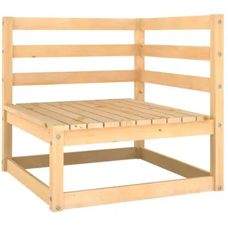 vidaXL Gartensofa 2-Sitzer Loungesofa Kiefer