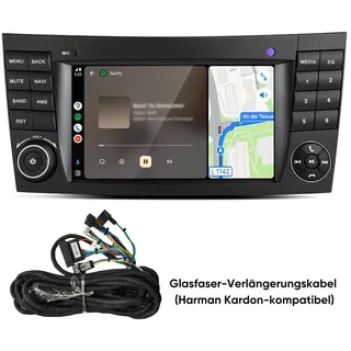 Autoradio für Mercedes Benz W211 CLS CLK G W219 W463 W209 CLS 350 CLS500 CLS55 Drahtlos CARPLAY 7 Zoll Android Auto GPS NAVIGATION 2GB+32GB ROM