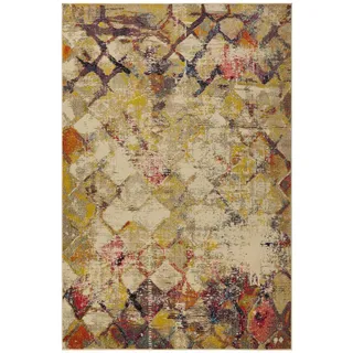 benuta Casa Vintage-Teppich 160 x 230 cm Beige/Mehrfarbig