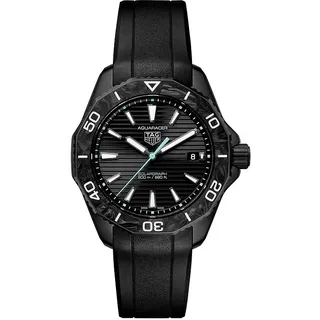 TAG Heuer Herrenuhr Aquaracer Professional 200 Solargraph 40mm WBP1112.FT6199 - schwarz