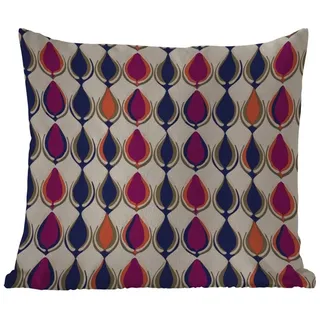 MuchoWow Dekokissen Vintage - Retro - Farbenfroh, Kissenhülle für den Außenbereich, Outdoor, Kissen, 50x50 cm Quadratisch | 50 cm x 15 cm x 50 cm