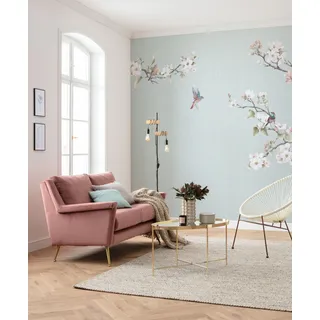 KOMAR Fototapete Apple Blossom - Größe 300 x 250 cm,