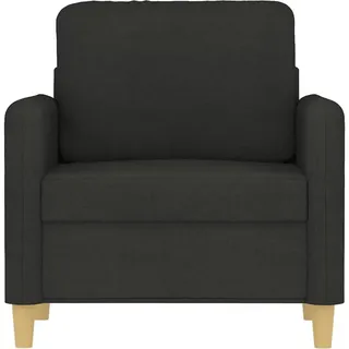 vidaXL Sessel 50 x 77 x 60 cm Schwarz