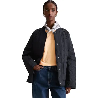 Outdoorjacke MARC O'POLO DENIM "aus recyceltem Nylon", Damen, Gr. S, blau depths, Obermaterial: 100% Polyamid. Füllung: 100% Polyester. Futter: 100% Polyester, unifarben, regular fit, normaler Saum, Jacken Outdoorjacke
