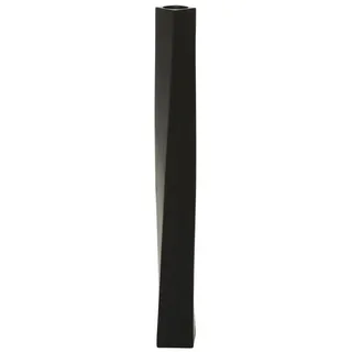 VIVANNO Bodenvase Kerzenständer Standkerzenhalter Fiberglas Schwarz Matt HYDRON - schwarz 11 cm x 100 cm x 11 cm