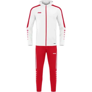 Jako Power Trainingsanzug rot/weiß 44