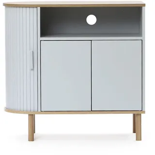 Hometopia Kommode, Grau, Holz, Bootsförmig,Bootsförmig, 80x76.5x40 cm, Wohnzimmer, Kommoden & Sideboards, Sideboards