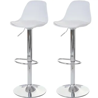 MCW Barhocker B14 2er-Set  Weiß