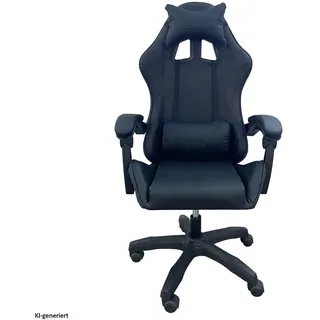 Hti-Living Gamingstuhl Krit Schwarz