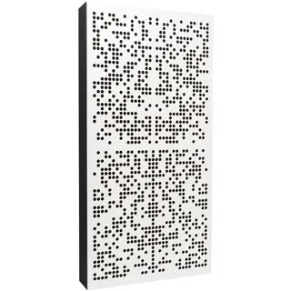 Bluetone Acoustics Binary AbFuser Akustikpaneele – Schalldämmung Akustikplatten – Akustik Absorber und Diffusor zum Heimkino, Studio, Wohnzimmer- Acoustic Panel (100x50x7cm, Weiß)