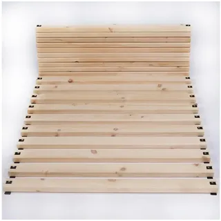 Rollrost Lattenrost Zirbenrollrost "Zirbe" Rolllattenrost 90 x 200 cm 300kg, TUGA-Holztech, Breite 80 90 100 120 140 cm Länge 190 200 210 220 cm auch Wunschmaße 90 cm x 200 cm x 2.70 cm