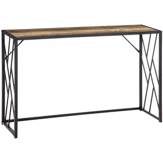 Homcom Konsolentisch 120 x 35 x 75 cm braun