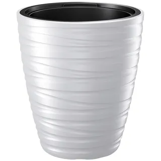 Prosperplast Blumenkübel Maze Ø 47,5 x 52,3 cm weiß