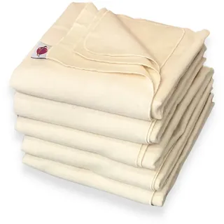 Babymajawelt Spucktuch Ultraweiche Baby Molton Tücher 80x80cm - Spucktücher 100% Baumwolle, (Set, 5-tlg., Saugfähige Waschbare Moltonwindeln), weich, saugfähig, waschbar, wiederverwendbar, vielseitig verwendbar beige