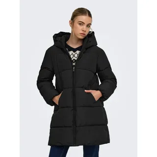 ONLY Steppmantel ONLJUTA PUFFER COAT OTW Kunstfaser schwarz S (36)