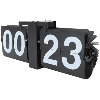 Greensen Automatische Flip Uhr, Minimalistisches Retro Vintage Design Digital-Flip-Down-Uhr, 24 Stunden, Batteriebetrieben, Flip-Schreibtischuhr für Zuhause Büro