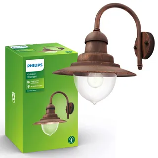 Philips Außenwandleuchte Aluminium 42,8 cm E27 IP44 bronze
