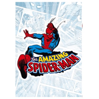 Komar Marvel Wandtattoo Spider-Man Comic Classic - 50 x 70 cm (Breite x Höhe) - 1 Teile - Deco-Sticker, Wandaufkleber, Wandsticker, Wanddeko, Kinderzimmer - 14077h