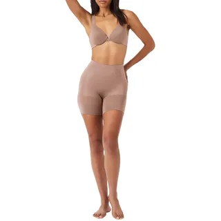 Spanx, Damen Oncore Mid-Thigh Short, SS6615, in Café au Lait, in Beige, in der Größe M - M
