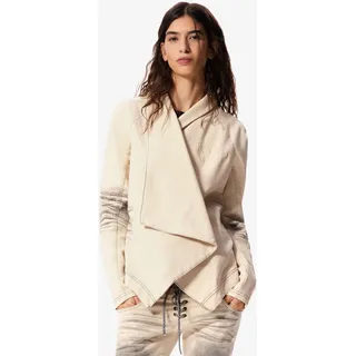 Desigual, Asymmetrischer mantel masha popova, Damen, Baumwolle, Weiß, M, WHITE, M