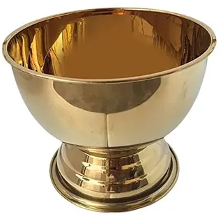 Duiaynke Champagner-Eiskübel aus Edelstahl, Bowl-Schalen, Champagner-Kühler für kleine Versammlungen, Hochzeiten, Partys, Picknick, Outdoor-Aktivitäten (Gold)