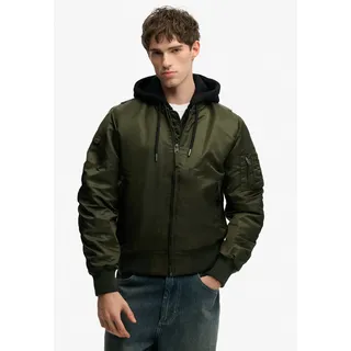 Superdry HOODED MA1 BOMBER JKT olive 54
