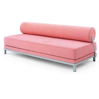 Softline Schlafsofa Sleep rot/weiß, Designer busk+hertzog, 204x73x90 cm