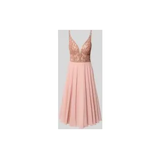 Cocktailkleid mit Ziersteinbesatz, Hellrosa, $listsize[$i].replace('"','"')