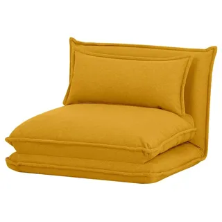 home24 Schlafsessel Clairette in Senfgelb | Gr.: onesize