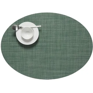 Chilewich, Tischset, Mini Basketweave Tischset Ivy oval (1 Stk., 49.50 x 36 cm)