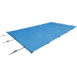 SafeDeluxe Pool-Abdeckplane Poolplane Rollschutzabdeckung Stangenabdeckung Sicherheitsabdeckung (ohne Stangen) blau 5,5m x 5,5m